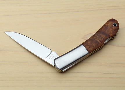 Moki AUS-8 Stainless Steel Mirror Polished Lockback Folding Pocket Knife (Type B)