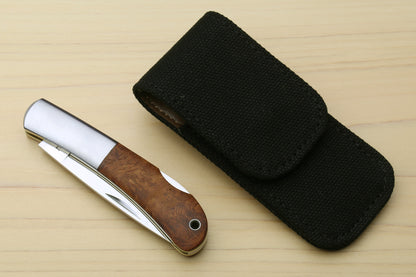 Moki AUS-8 Stainless Steel Mirror Polished Lockback Folding Pocket Knife (Type B)