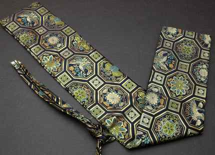 Yoshihiro Japanese Knife Pouch Bag (Oriental Octagonal Damask Pattarn)