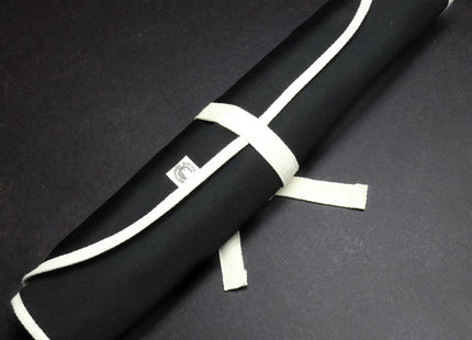 Yoshihiro Japanese Knife Cotton Pouch Bag Black Color (6 Slots)