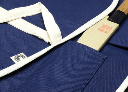 Yoshihiro Japanese Knife Cotton Pouch Bag Dark Navy Color (6 Slots)