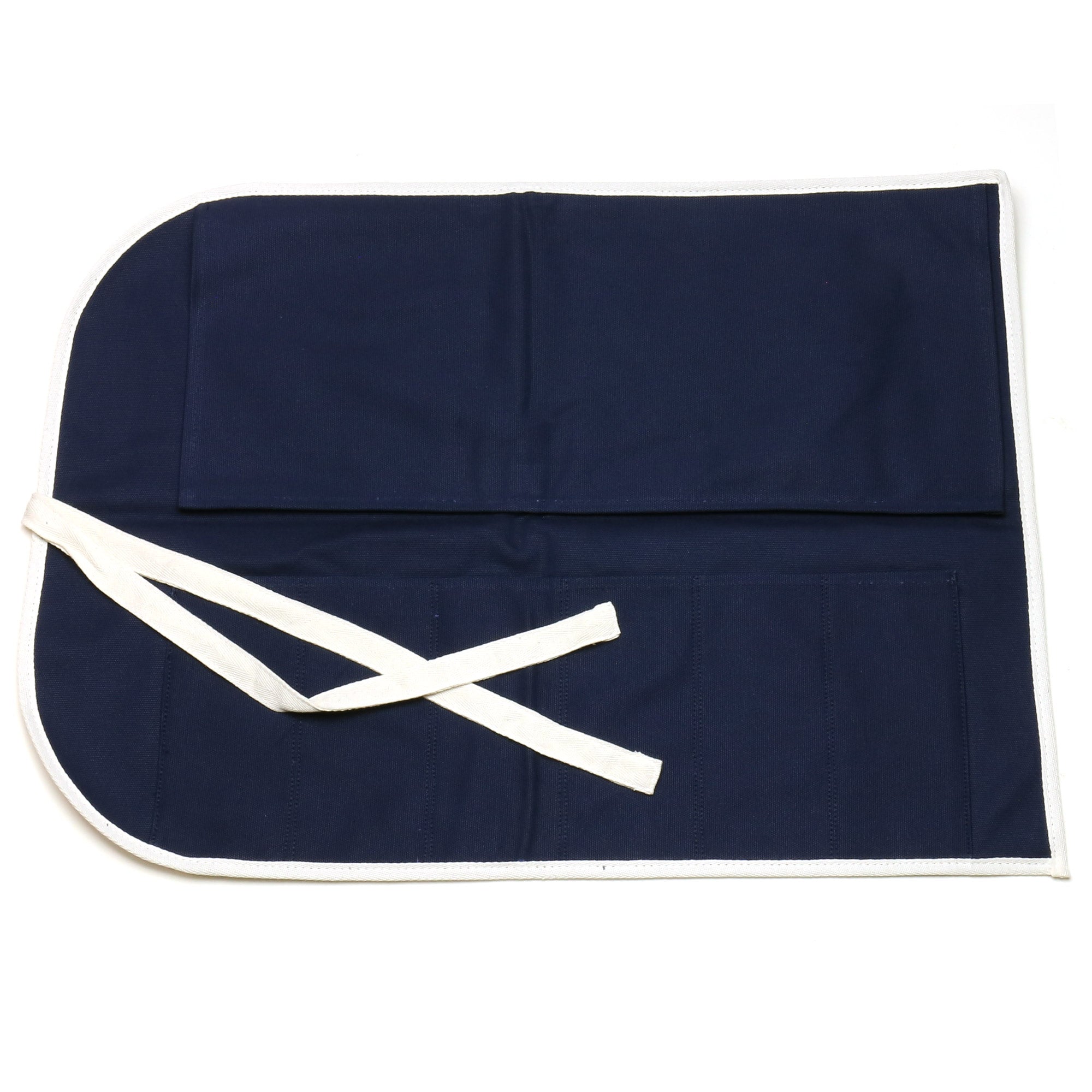 Yoshihiro Japanese Knife Cotton Pouch Bag Dark Navy Color (6 Slots)