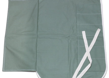 Yoshihiro Japanese Knife Cotton Pouch Bag Olive-Green Color (6 Slots)