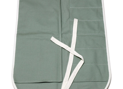 Yoshihiro Japanese Knife Cotton Pouch Bag Olive-Green Color (6 Slots)