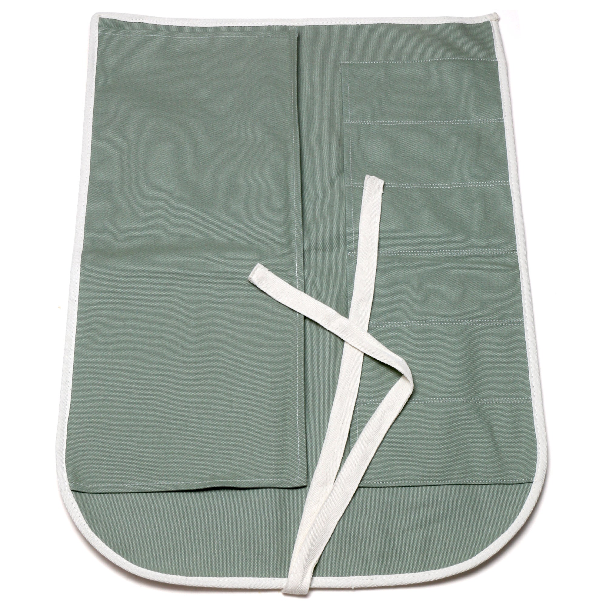 Yoshihiro Japanese Knife Cotton Pouch Bag Olive-Green Color (6 Slots)
