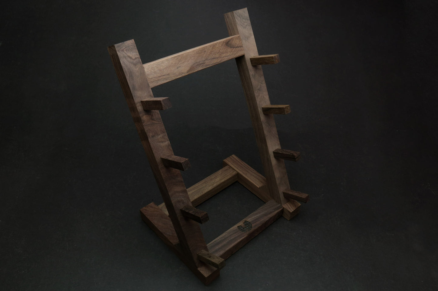 Yoshihiro Ebony and Rosewood Knife Rack Stand Chef Tool