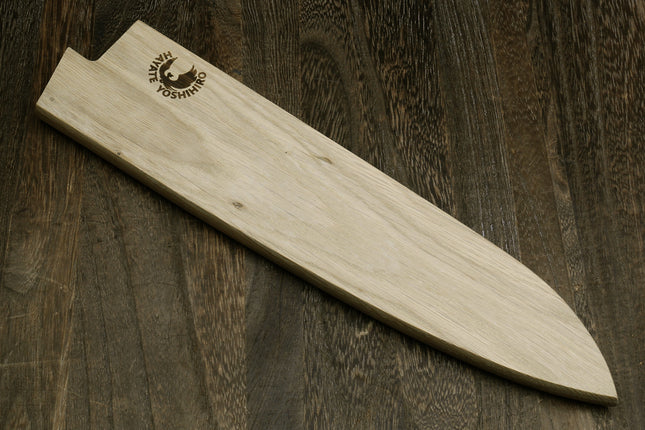 Yoshihiro Magnetic Oak Wood Saya Cover Blade Protector for Gyuto