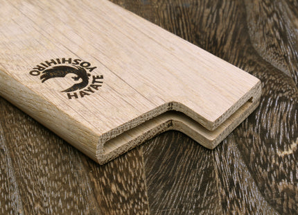 Yoshihiro Magnetic Oak Blade Protector Saya Cover for Double-Edged Kiritsuke