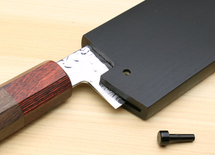 Yoshihiro Lacquered Magnolia Wooden Blade Protector Saya Cover for Gyuto Chef Knife