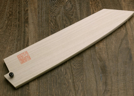 Yoshihiro Magnolia Wooden Blade Protector Saya Cover for Double-Edged Kiritsuke
