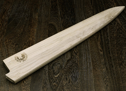 Yoshihiro Magnetic Oak Wood Saya Cover Blade Protector for Sujihiki Slicer