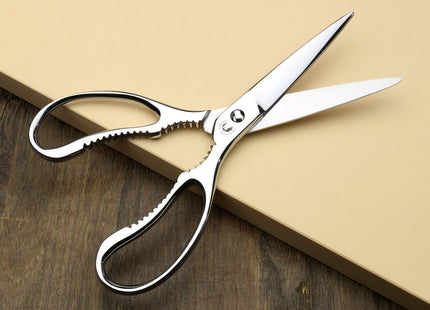 Yoshihiro All Stainless Steel Japanese Kitchen Shears / Scissors (Large Size)
