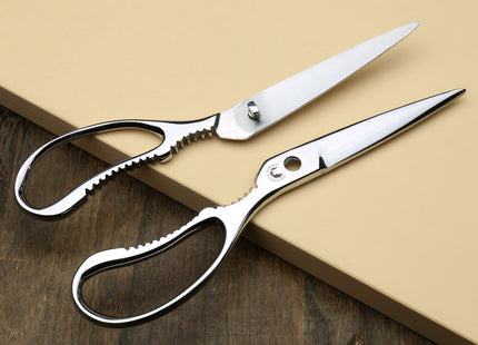 Yoshihiro All Stainless Steel Japanese Kitchen Shears / Scissors (Large Size)