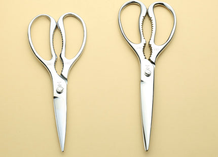 Yoshihiro All Stainless Steel Japanese Kitchen Shears / Scissors (Large Size)