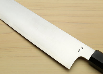 Yoshihiro SG-II (R-2) Semi-Stainless Kiritsuke Chef Knife Rosewood Handle