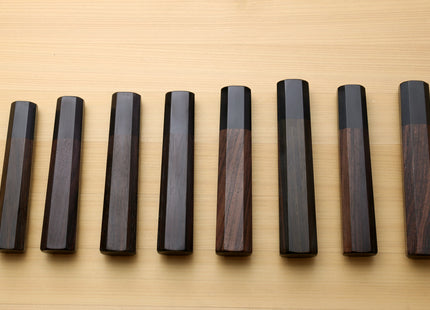 Yoshihiro Rosewood Handle with Ebony Bolster for Gyuto Chef Knife
