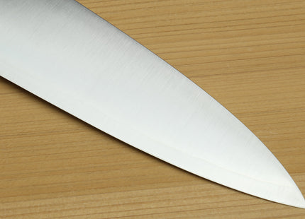 Yoshihiro HAP40 High Speed Stainless Steel Gyuto Chefs Knife Ocean Blue Handle with Alternative Ivory Bolster