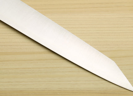 Yoshihiro HAP40 High Speed Stainless Steel Sujihiki-Kiritsuke Slicer Knife Octagonal Ebony wood Handle with Triple ring