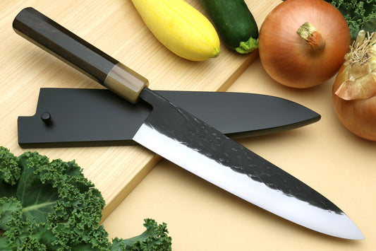 Yoshihiro Kurouchi Stainless Clad Nashiji High Performance SLD Gyuto Chefs Knife