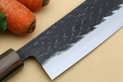 Yoshihiro Kurouchi Stainless Clad Nashiji High Performance SLD Naikiri Vegetable Knife