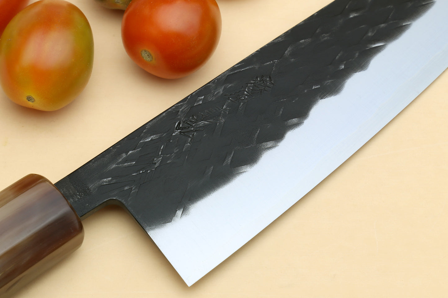 Yoshihiro Kurouchi Stainless Clad Nashiji High Performance SLD Santoku & Petty 2pc Knife Set