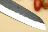 Yoshihiro Kurouchi Stainless Clad Nashiji High Performance SLD Santoku Multipurpose Knife