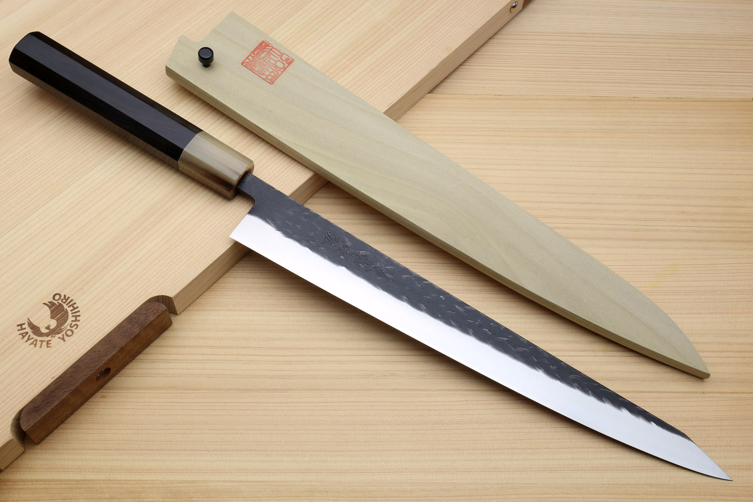 Yoshihiro Kurouchi Stainless Clad Nashiji High Performance SLD Sujihiki-Kiritsuke Slicer Knife