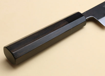 Yoshihiro Kurouchi Black-Forged Blue Steel Stainless Clad Petty Utility Knife Ebony wood Handle