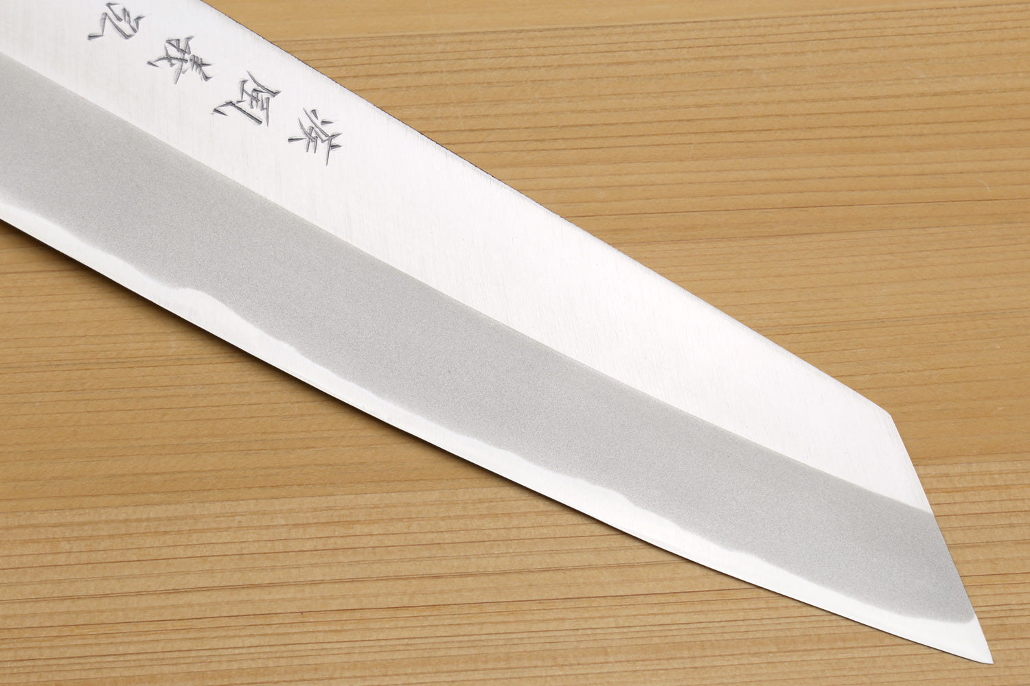 Yoshihiro High Carbon Blue Steel #1 Kiritsuke Multipurpose Japanese Chef Knife, Howlite White Handle with Alternative Ivory Bolster(Blade Length: 8.25" (210mm))