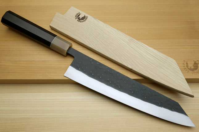 Yoshihiro Kurouchi Stainless Clad Nashiji High Performance SLD Kiritsuke Multipurpose Knife