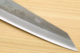 Yoshihiro Kurouchi Black-Forged Blue Steel Stainless Clad Petty-Kiritsuke Utility Knife (Ebony Handle)