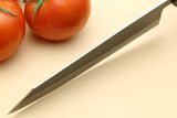 Yoshihiro Kurouchi Black-Forged Blue Steel Stainless Clad Utility Kiritsuke Multipurpose Knife (Shitan Handle)