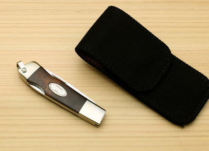 Moki VG-10 Stainless Steel Flamelock Folding Pocket Knife (Ironwood Handle)