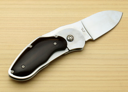 Moki VG-10 Stainless Steel Flamelock Folding Pocket Knife (Rabbit Polished Shiny Finish)