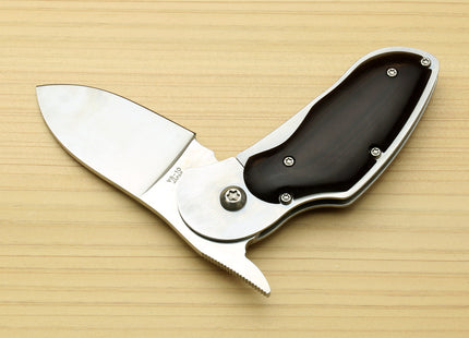 Moki VG-10 Stainless Steel Flamelock Folding Pocket Knife (Rabbit Polished Shiny Finish)