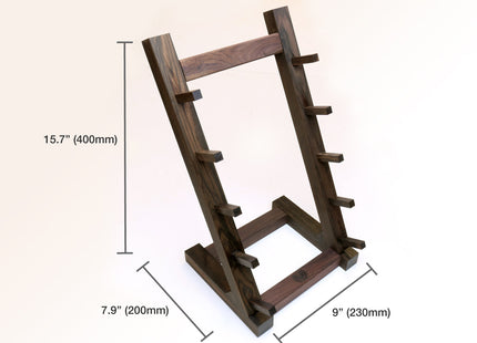 Yoshihiro Ebony and Rosewood Knife Rack Stand Chef Tool