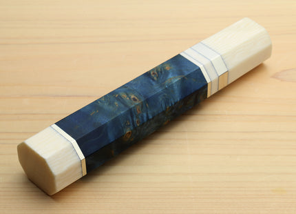 Yoshihiro Ocean Blue Handle with Ivory White Bolster for Gyuto Chef Knife