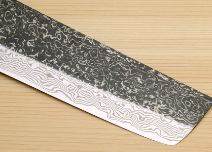 Yoshihiro Black-Forged High Performance SLD Damascus Steel Masashi Nakiri Vegetable knife Ironwood Handle