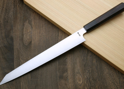 Yoshihiro HAP40 High Speed Stainless Steel Sujihiki-Kiritsuke Slicer Knife Rosewood Handle