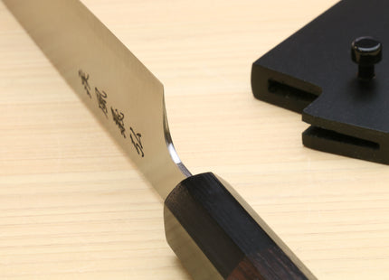 Yoshihiro HAP40 High Speed Stainless Steel Sujihiki-Kiritsuke Slicer Knife Rosewood Handle