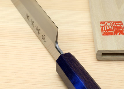 Yoshihiro Inox Stainless Steel Yanagi Sushi Sashimi Japanese Knife with Saya Cover - Handle Type B