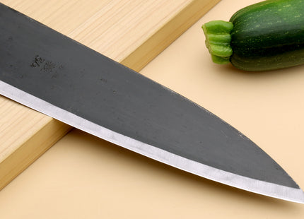 Yoshihiro Kurouchi High Carbon White Steel #2 Gyuto Japanese Chefs Knife with Camphor Handle