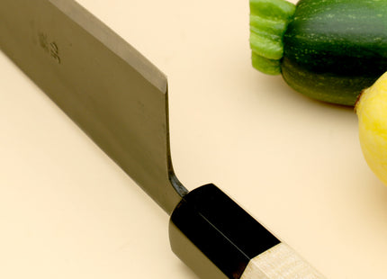 Yoshihiro Kurouchi High Carbon White Steel #2 Gyuto Japanese Chefs Knife with Camphor Handle