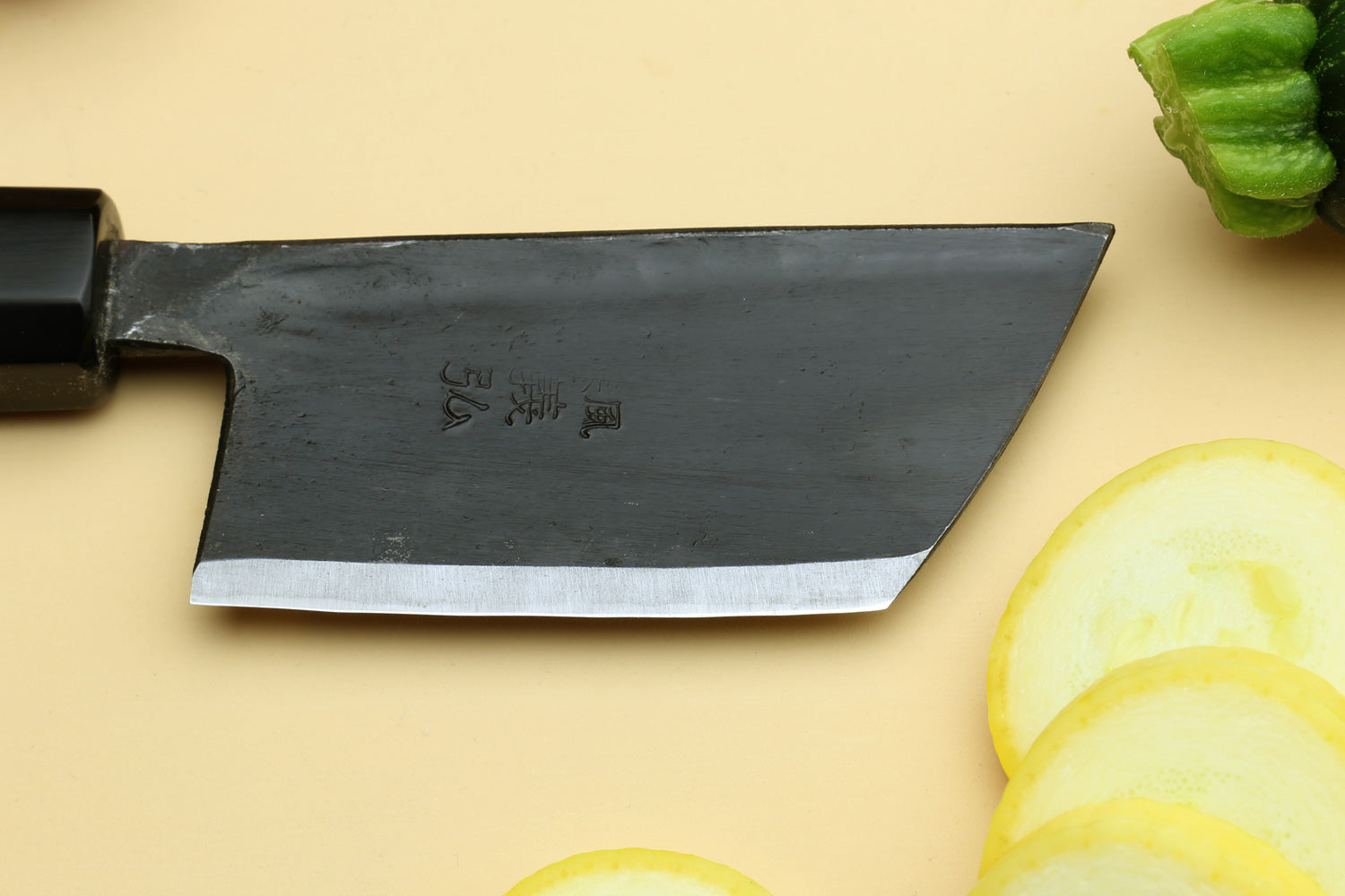 Yoshihiro Kurouchi High Carbon White Steel #2 Paring Japanese Knife with Camphor Handle