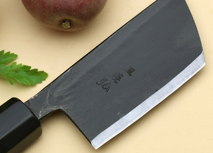 Yoshihiro Kurouchi High Carbon White Steel #2 Paring Japanese Knife with Camphor Handle