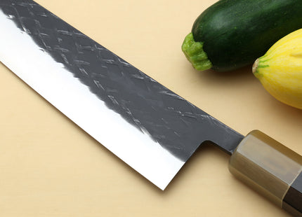 Yoshihiro Kurouchi Stainless Clad Nashiji High Performance SLD Gyuto Chefs Knife