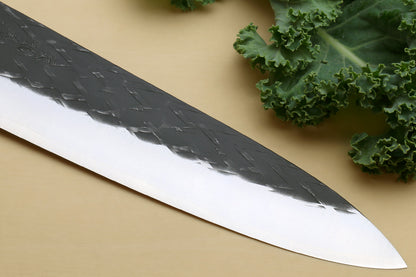 Yoshihiro Kurouchi Stainless Clad Nashiji High Performance SLD Gyuto Chefs Knife