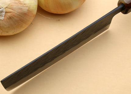 Yoshihiro Kurouchi Stainless Clad Nashiji High Performance SLD Nakiri Vegetable Knife