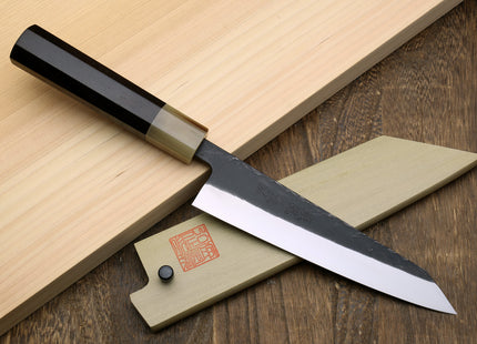 Yoshihiro Kurouchi Stainless Clad Nashiji High Performance SLD Petty-Kiritsuke Utility Knife
