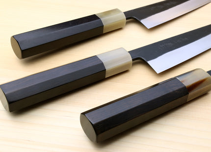 Yoshihiro Kurouchi Stainless Clad Nashiji High Performance SLD Petty-Kiritsuke Utility Knife